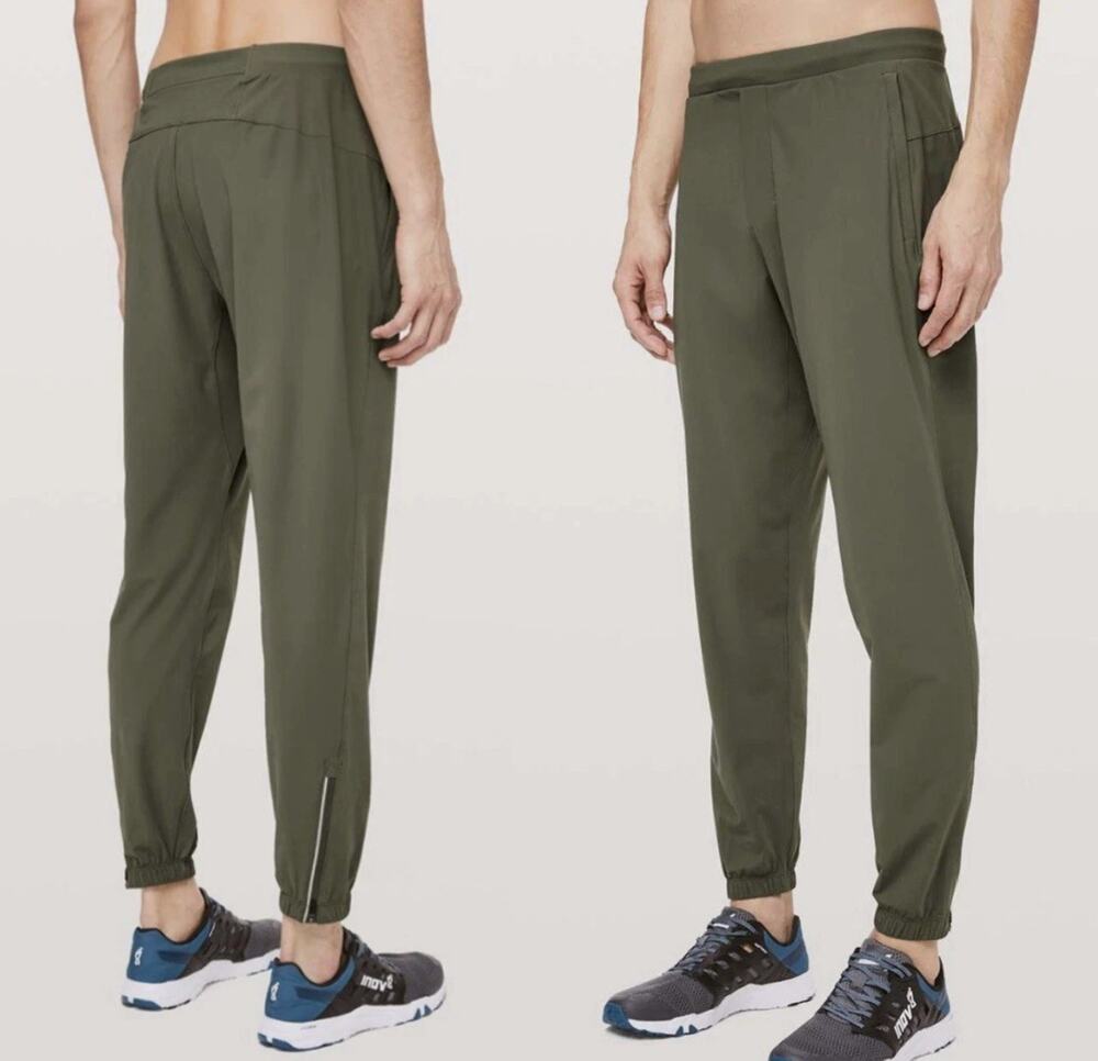 Lululemon Men's Sz S Surge 29 Inseam Joggers Performance Green Gorpcore